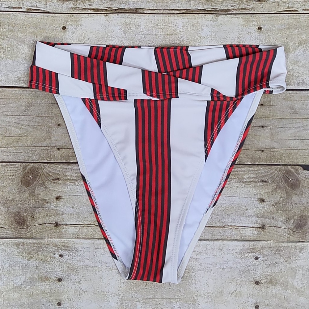 Nasty Gal Collection High Leg Swim Bottom